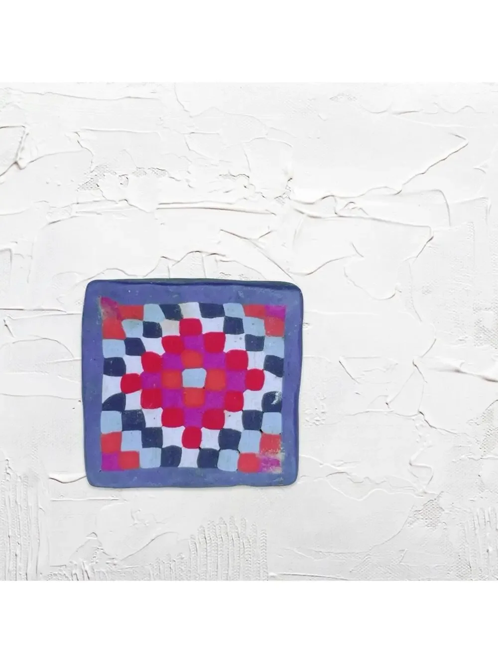 7268. Handmade Colorful Abstract Brooch